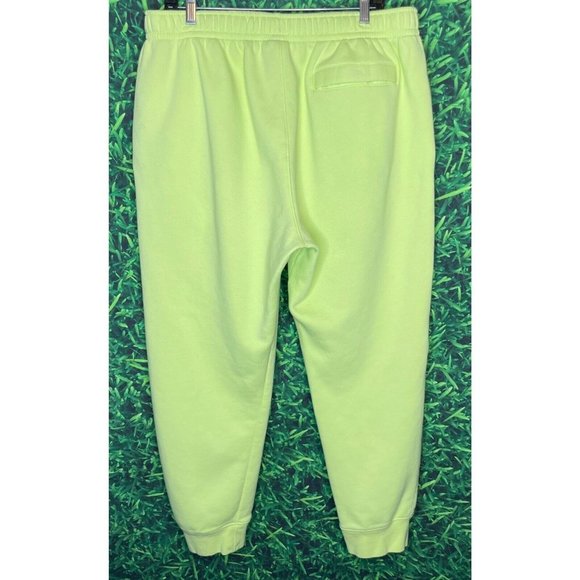 Nike Sportswear Club Fleece Liquid Lime Green Jogging Pants BV2671-736 Men's XXL - Picture 3 of 6